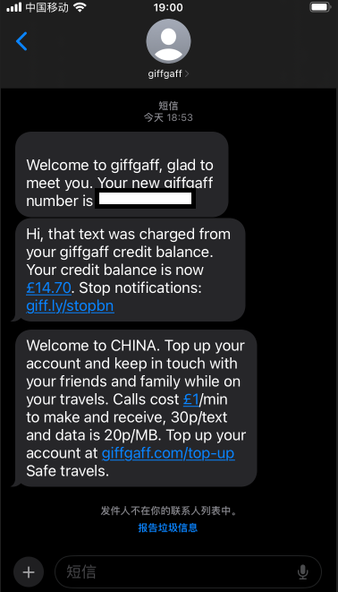 [保號卡]英國 Giffgaff 國內激活流程介紹